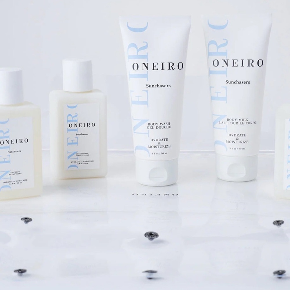 Oneiro 4-pc Sunchasers Natural Body Bundle Skin Care Kit & Waterproof Travel Bag - Picture 6 of 6